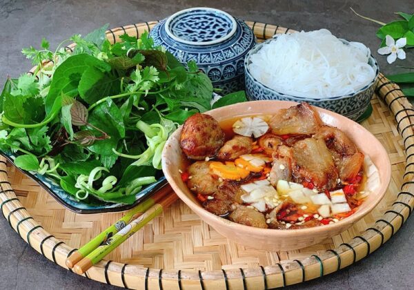 Bún chả thịt nướng